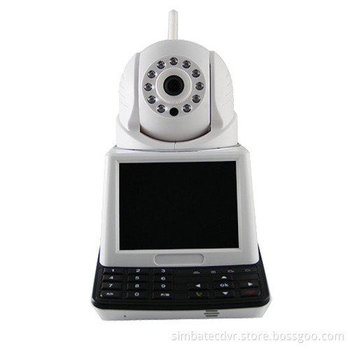 3.5 Inch TFT LCD Screen Wireless P2p Network Camera with Video Telephone Function
